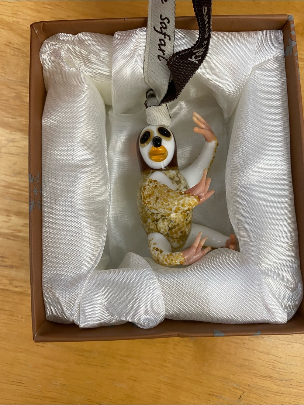 Art Studio Company Glass Sloth Ornament
